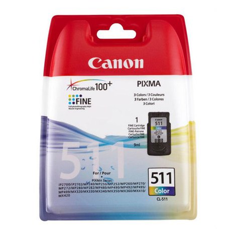 Colour (cyan, magenta, yellow) Ink cartridge 244 pages 511 Canon CL - 2
